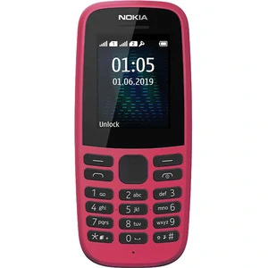 Цвет: Розовый - Мобильный телефон Nokia 105 2019 Dual Sim Pink (16KIGP01A01) UA