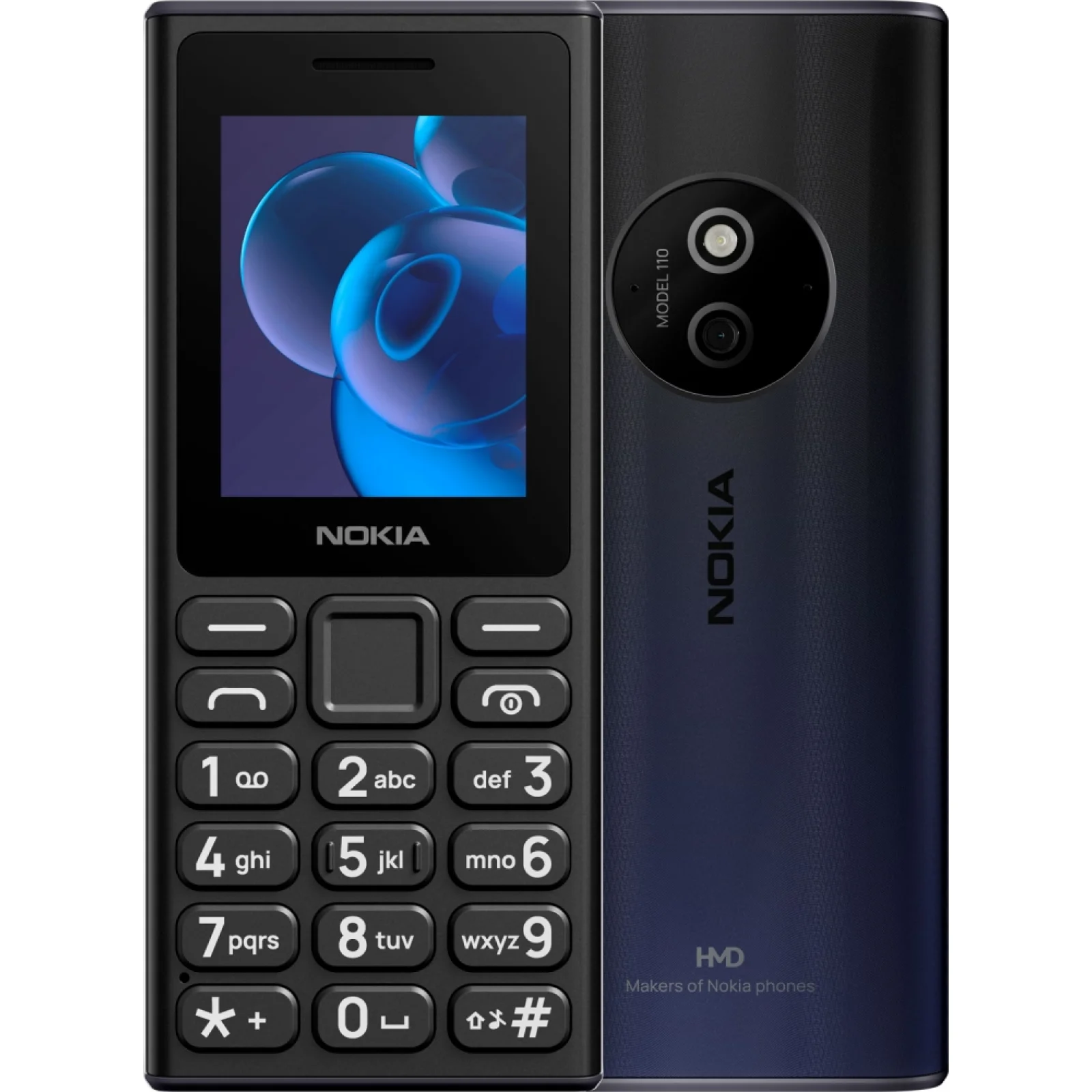 Мобильный телефон Nokia 110 2024 Dual Sim Black UA