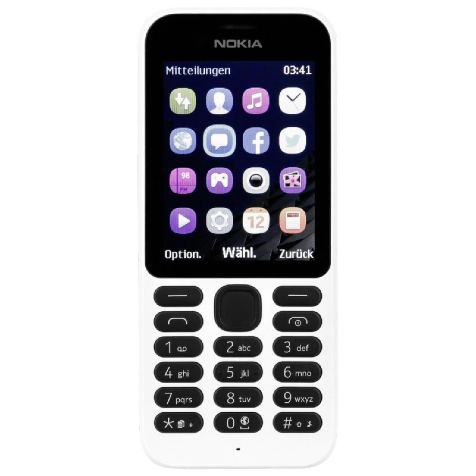 Мобильный телефон Nokia 215 Dual Sim White UA