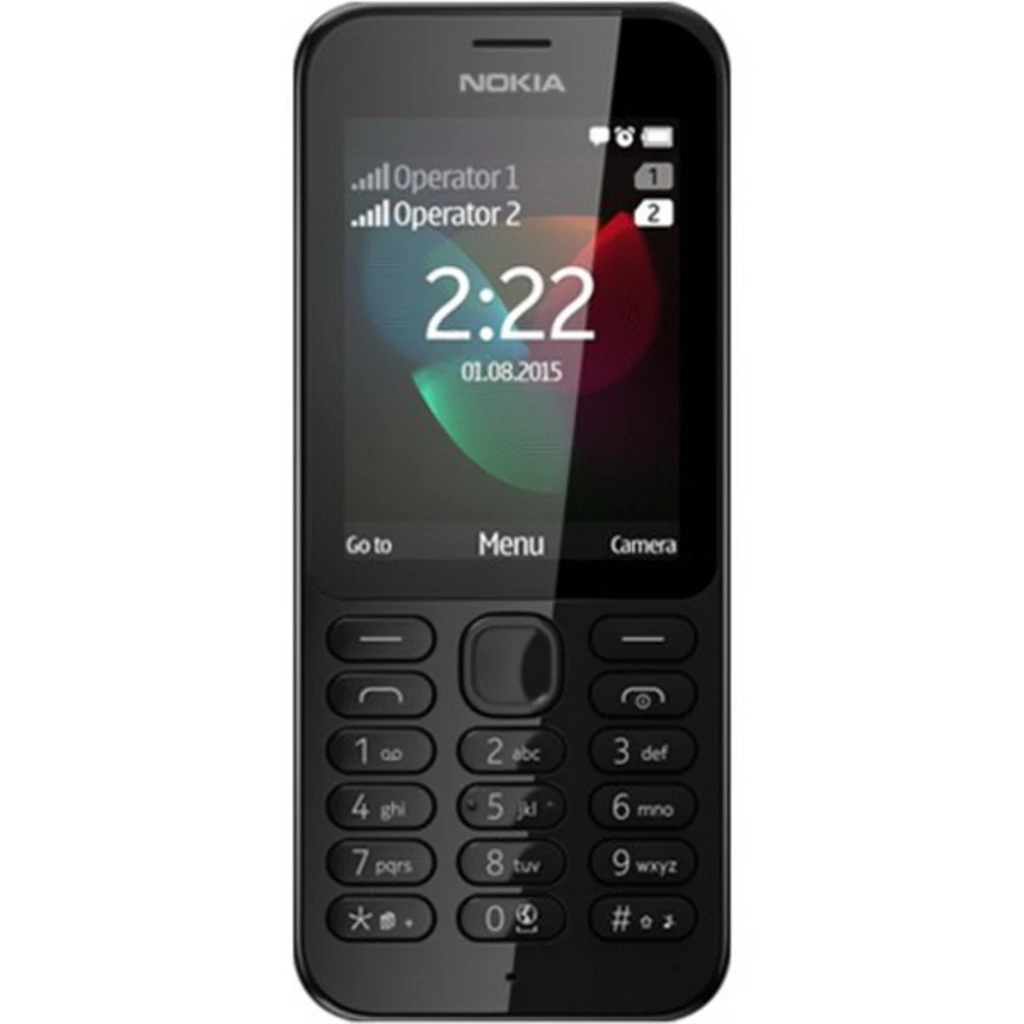 Мобільний телефон Nokia 222 Dual Sim Black UA
