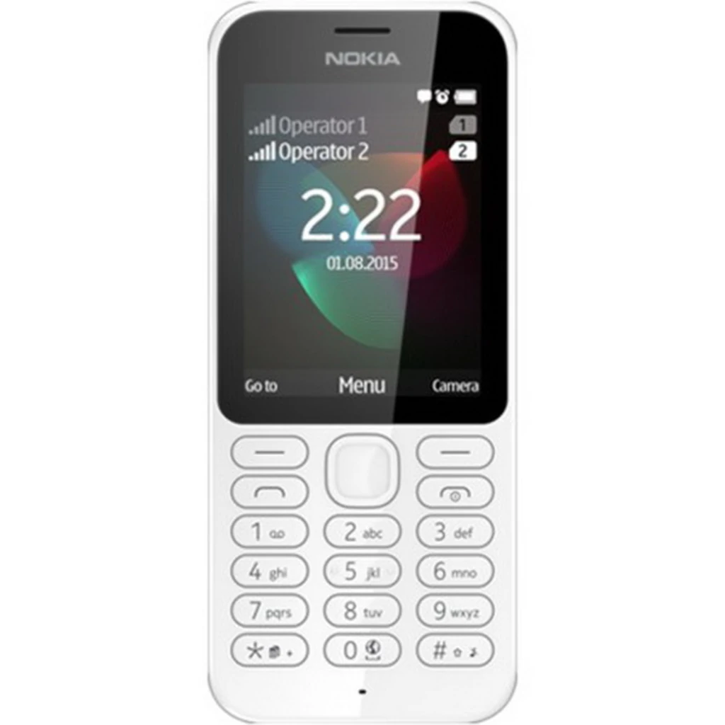 Мобільний телефон Nokia 222 Dual Sim White UA