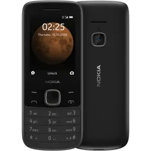 Колір: Чорний - Мобільний телефон Nokia 225 4G Dual Sim Black UA