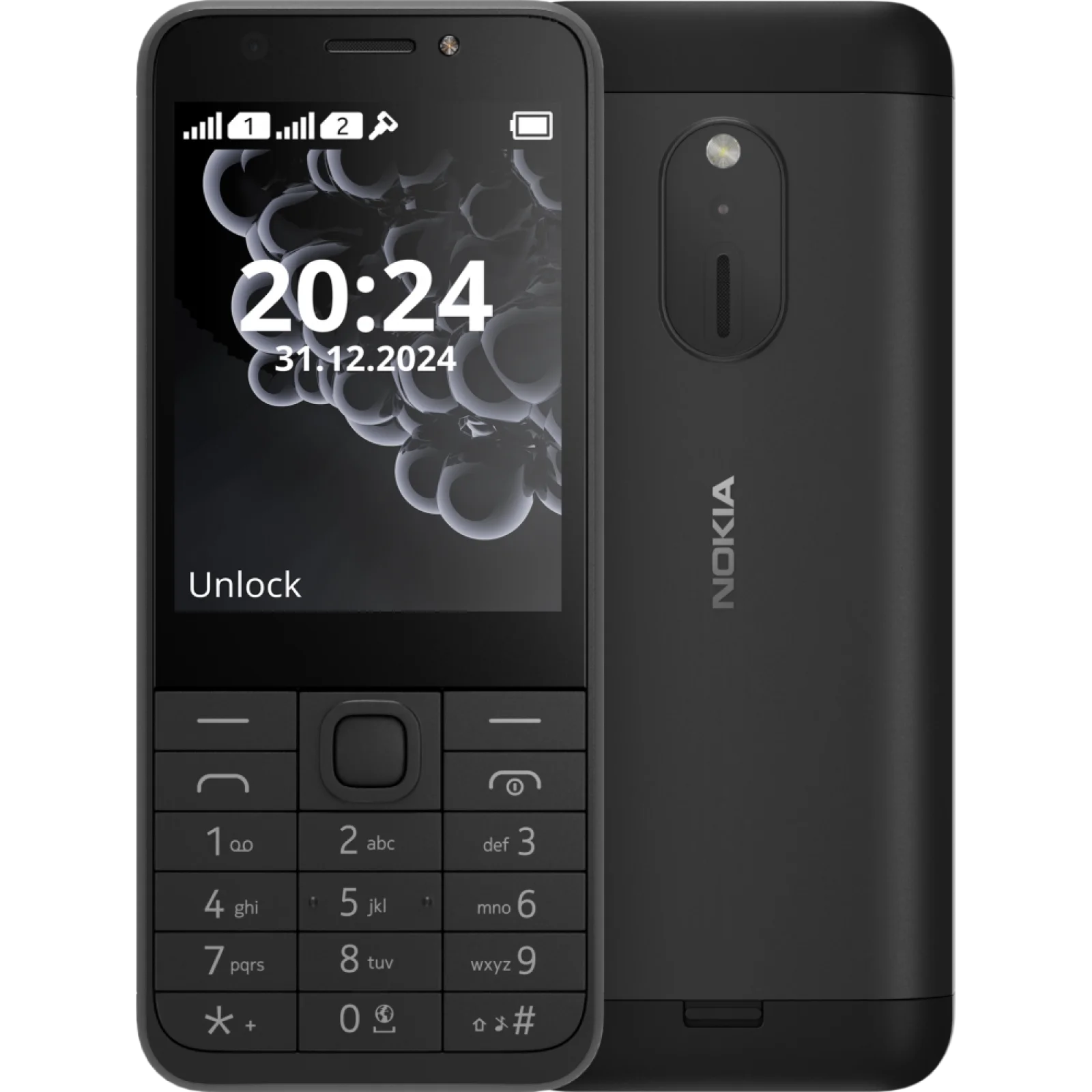 Мобільний телефон Nokia 230 Dual Sim 2024 Black UA