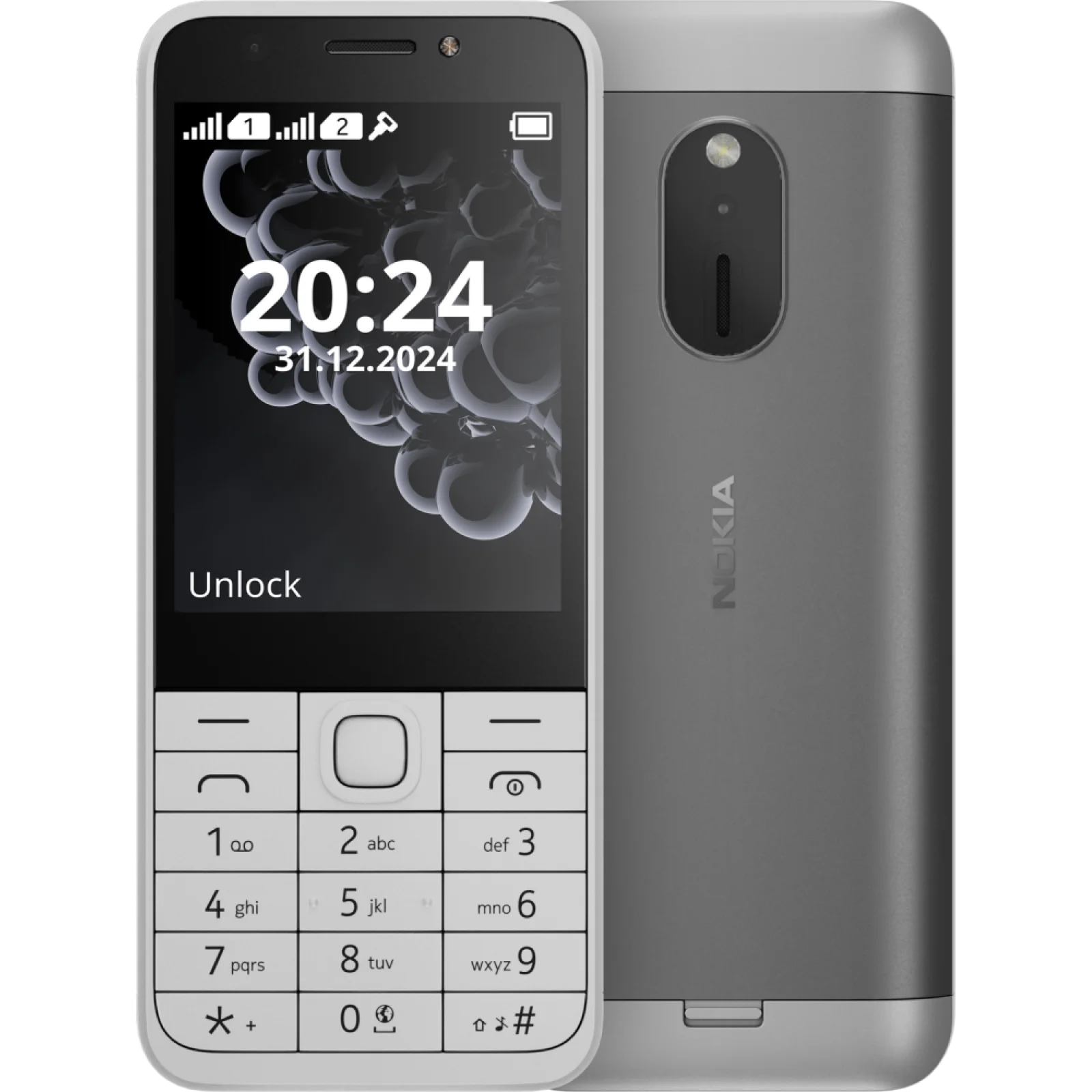 Мобильный телефон Nokia 230 Dual Sim 2024 White UA