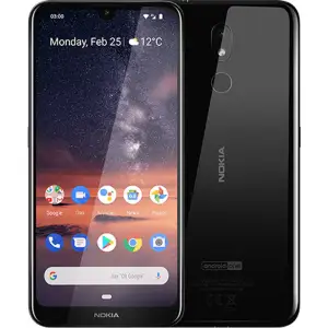 Цвет: Черный - Смартфон Nokia 3.2 2/16GB Black UA