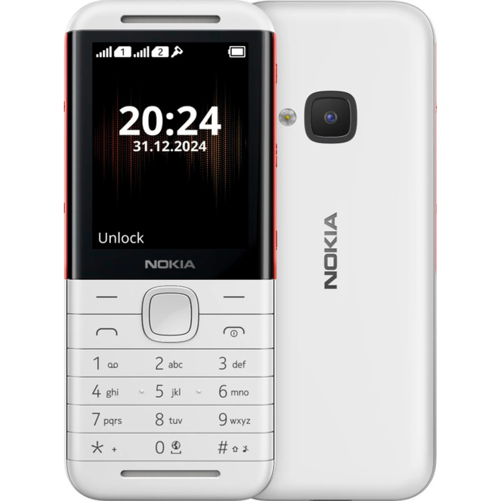 Мобільний телефон Nokia 5310 2024 White/Red UA