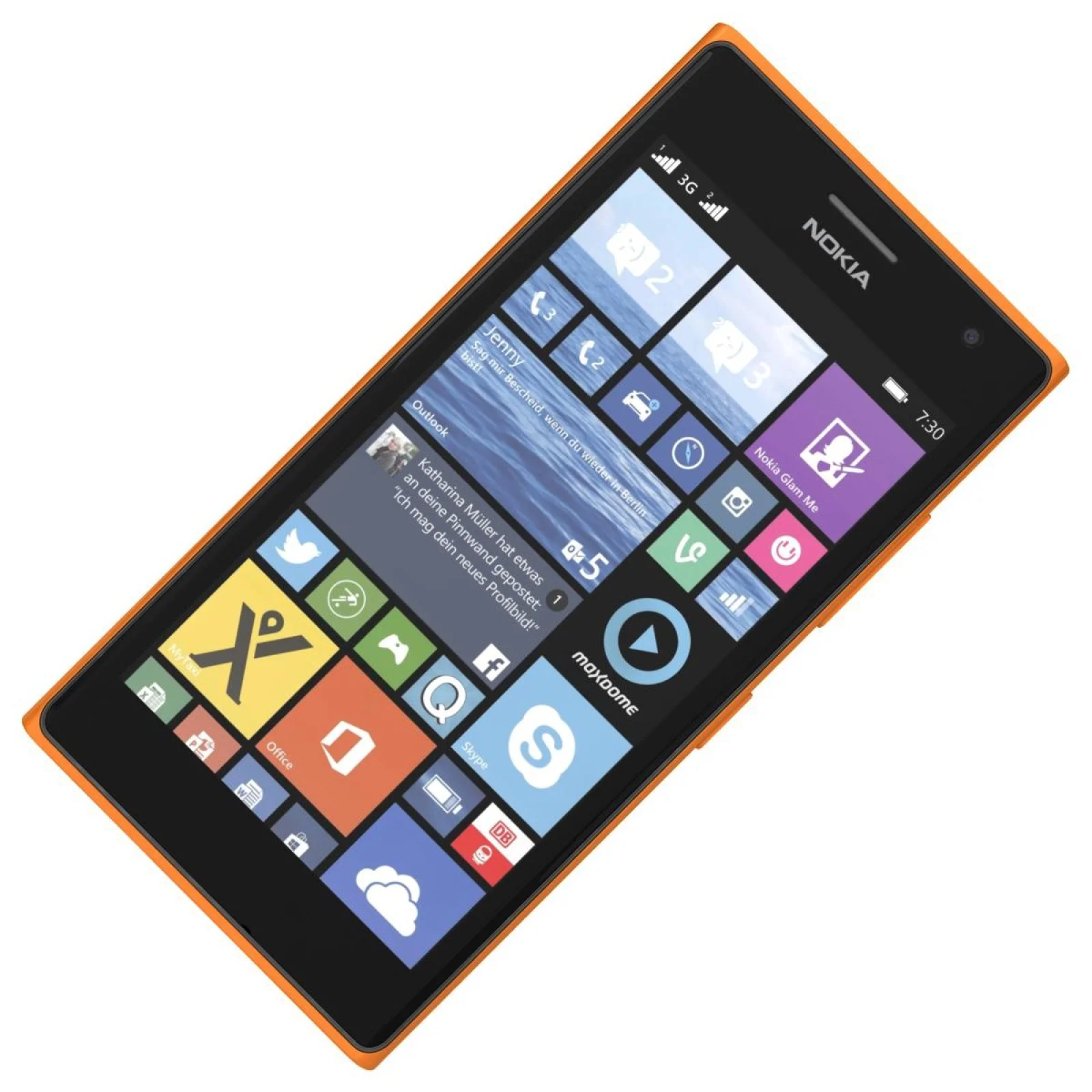 Смартфон Nokia Lumia 730 Dual Sim Orange UA