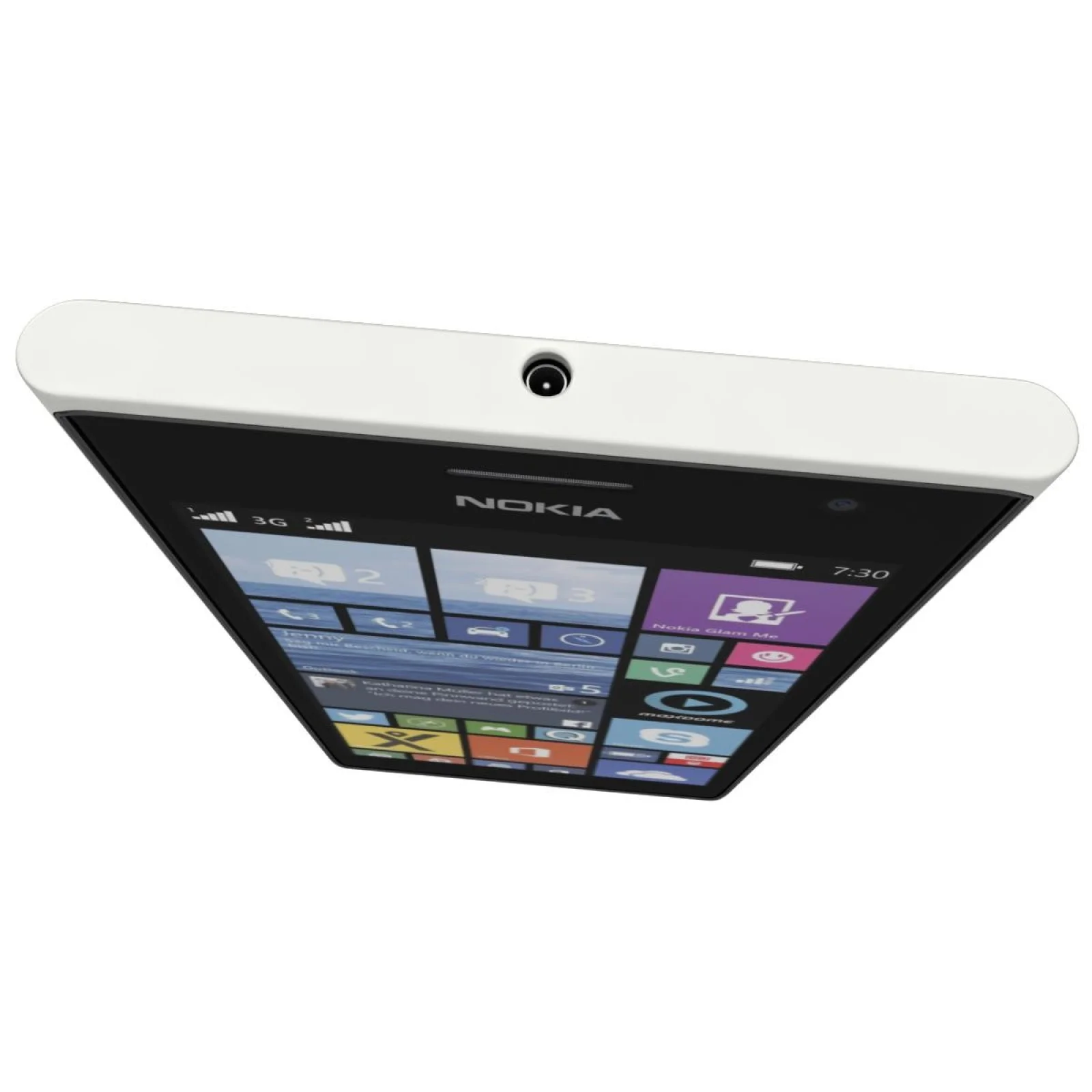 Смартфон Nokia Lumia 730 Dual Sim White UA