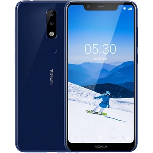 Цвет: Синий - Смартфон Nokia X5 2018 3/32Gb Blue