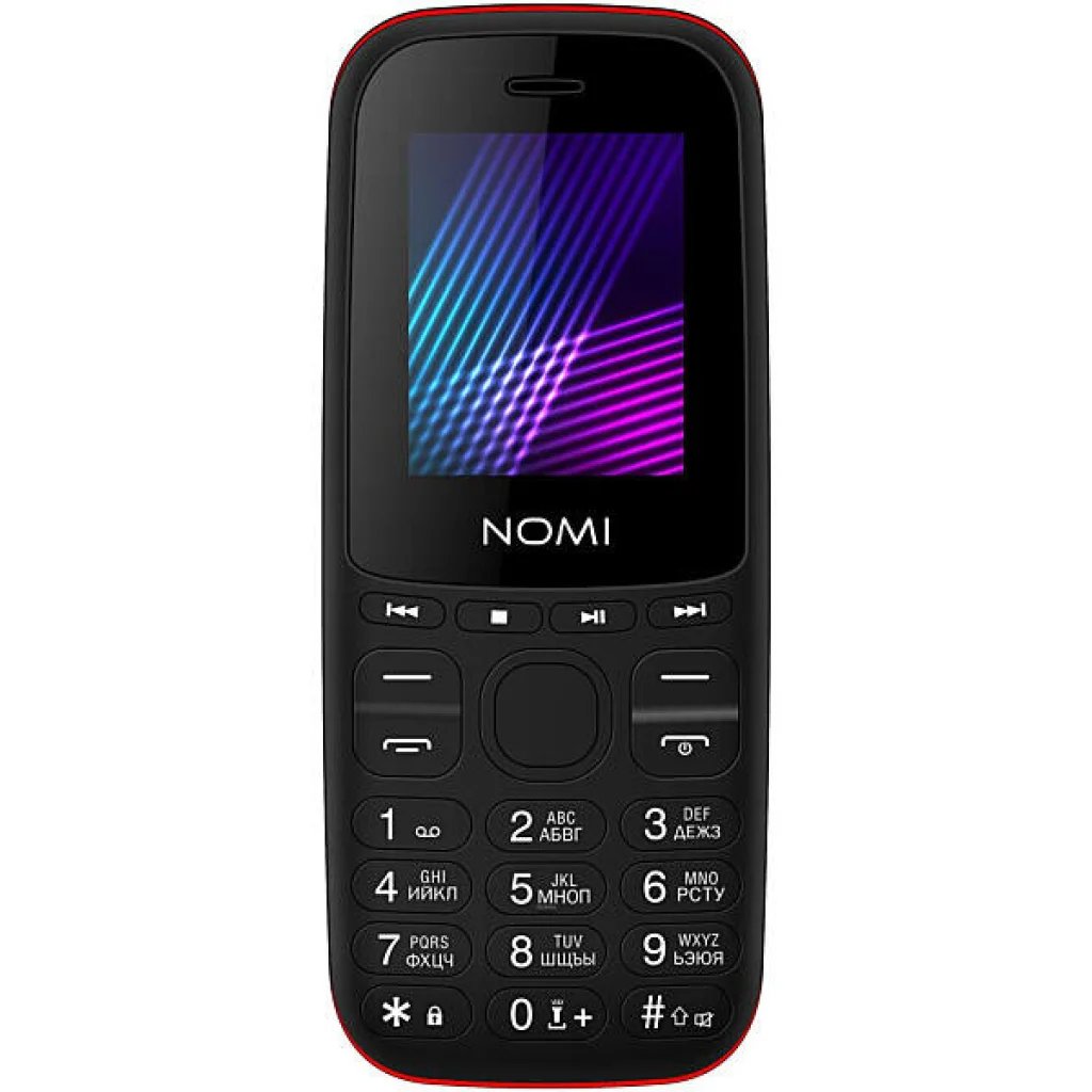 Мобільний телефон Nomi i189s Black Red UA