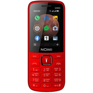 Колір: Червоний - Телефон Nomi i2403 Red UA