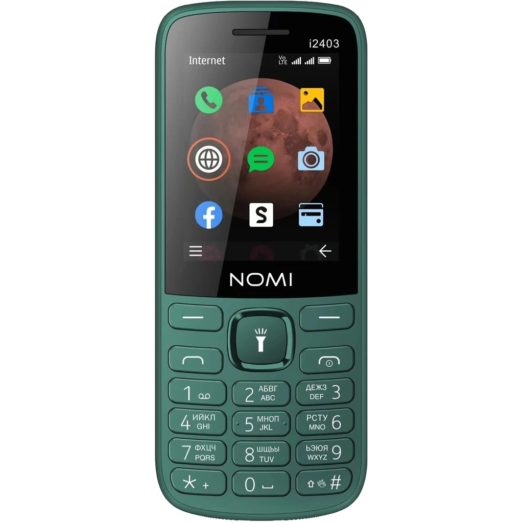 Мобільний телефон Nomi i2403 Dark Green UA