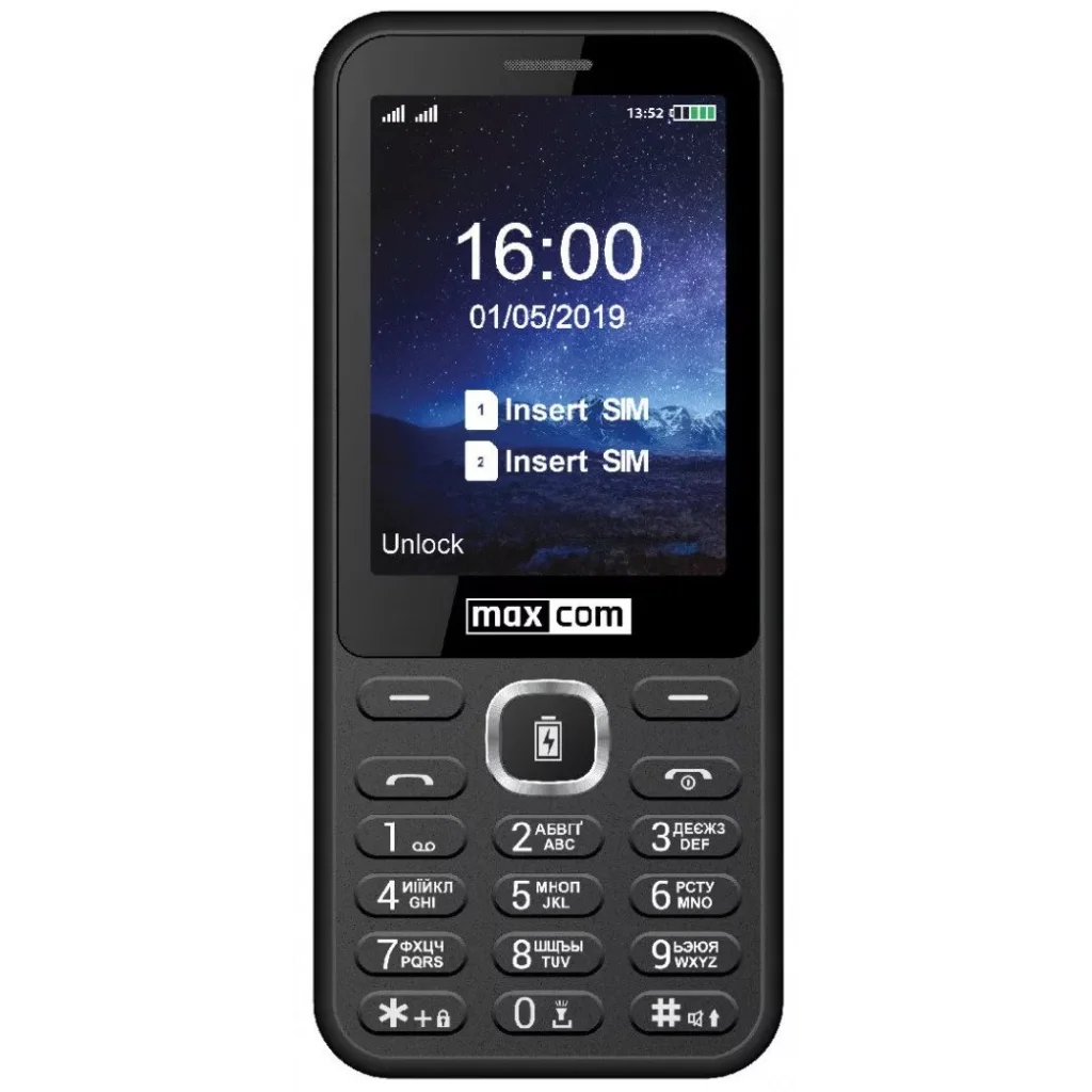 Телефон Maxcom MM814 Type-C Black UA