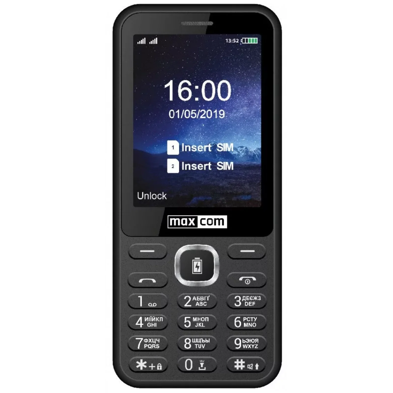 Телефон Maxcom MM814 Type-C Black UA