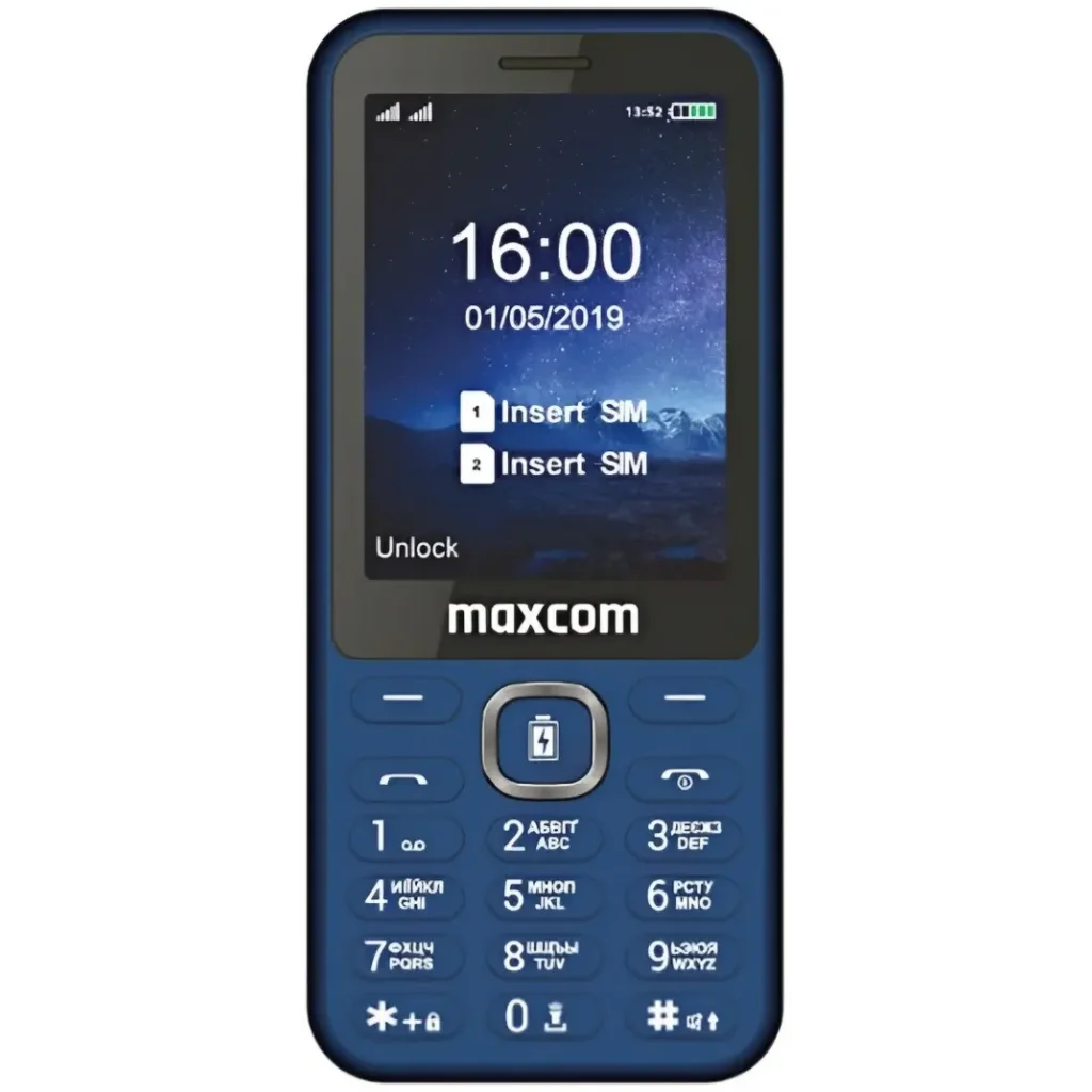 Телефон Maxcom MM814 Type-C Blue UA