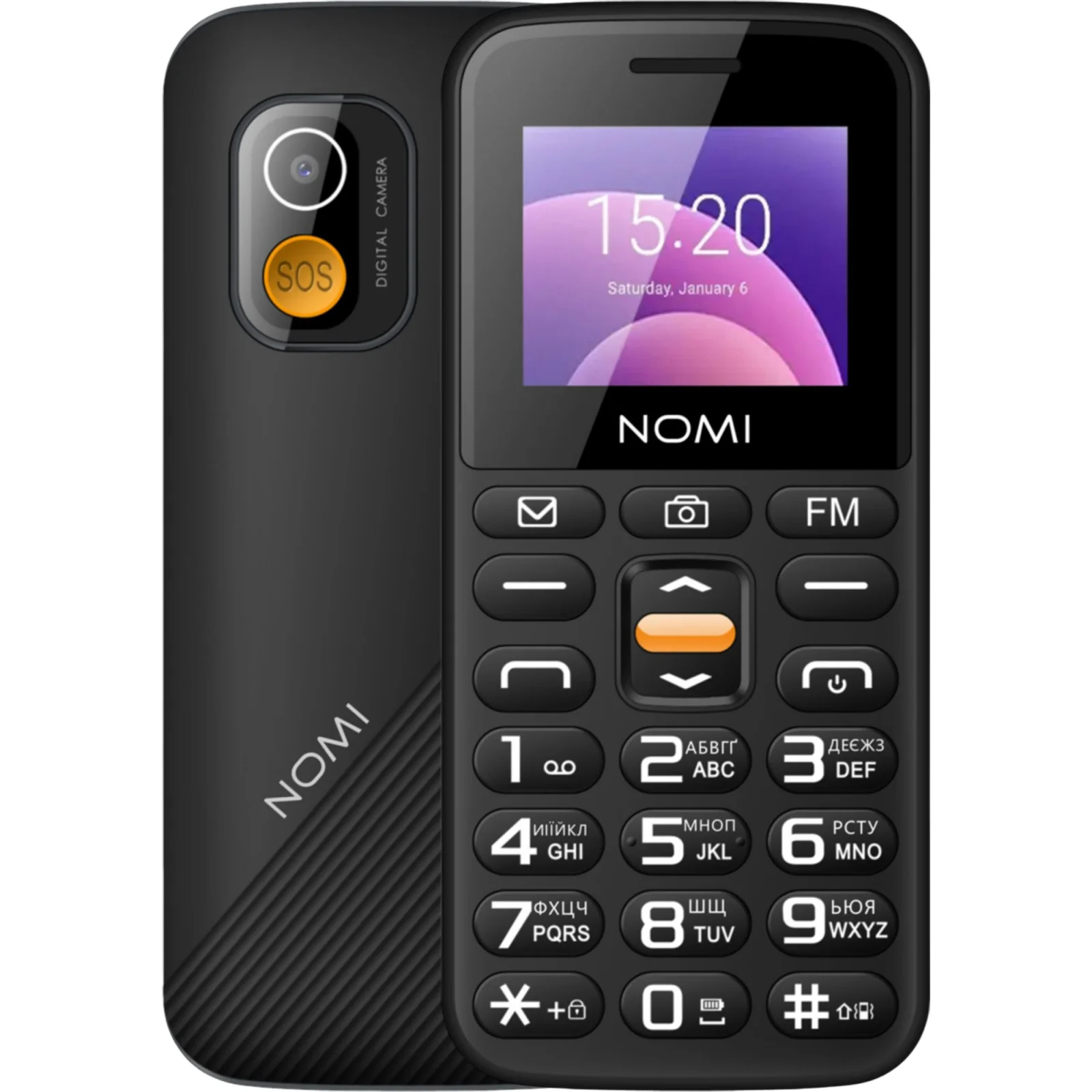 Телефон Nomi i1820 Black UA