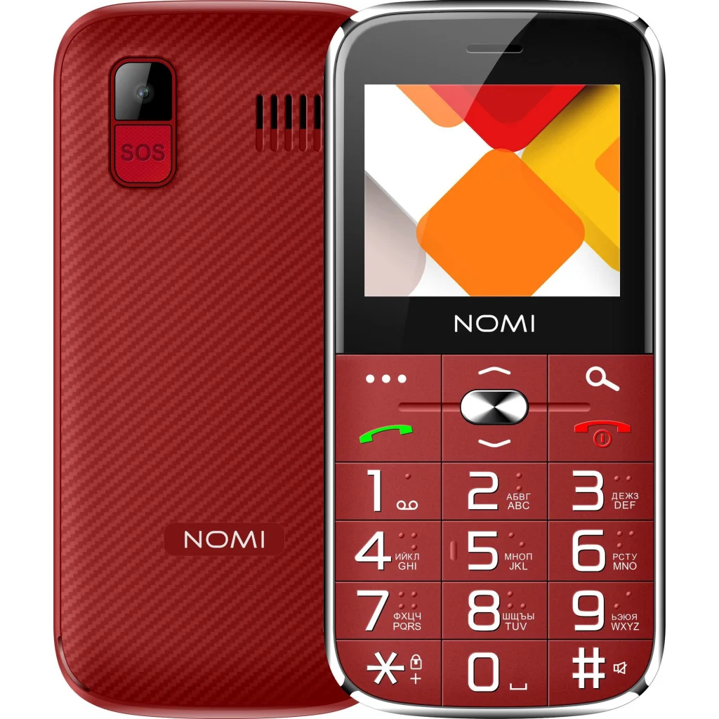 Мобільний телефон Nomi i220 Red UA