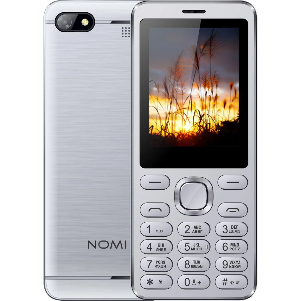 Мобільний телефон Nomi i2411 Silver UA