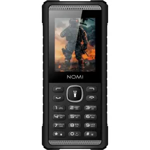 Телефон Nomi i2420 2025 Black-Grey UA