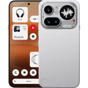 Цвет: Серебристый - Смартфон Nothing Phone (4a) Pro 12/256GB Silver