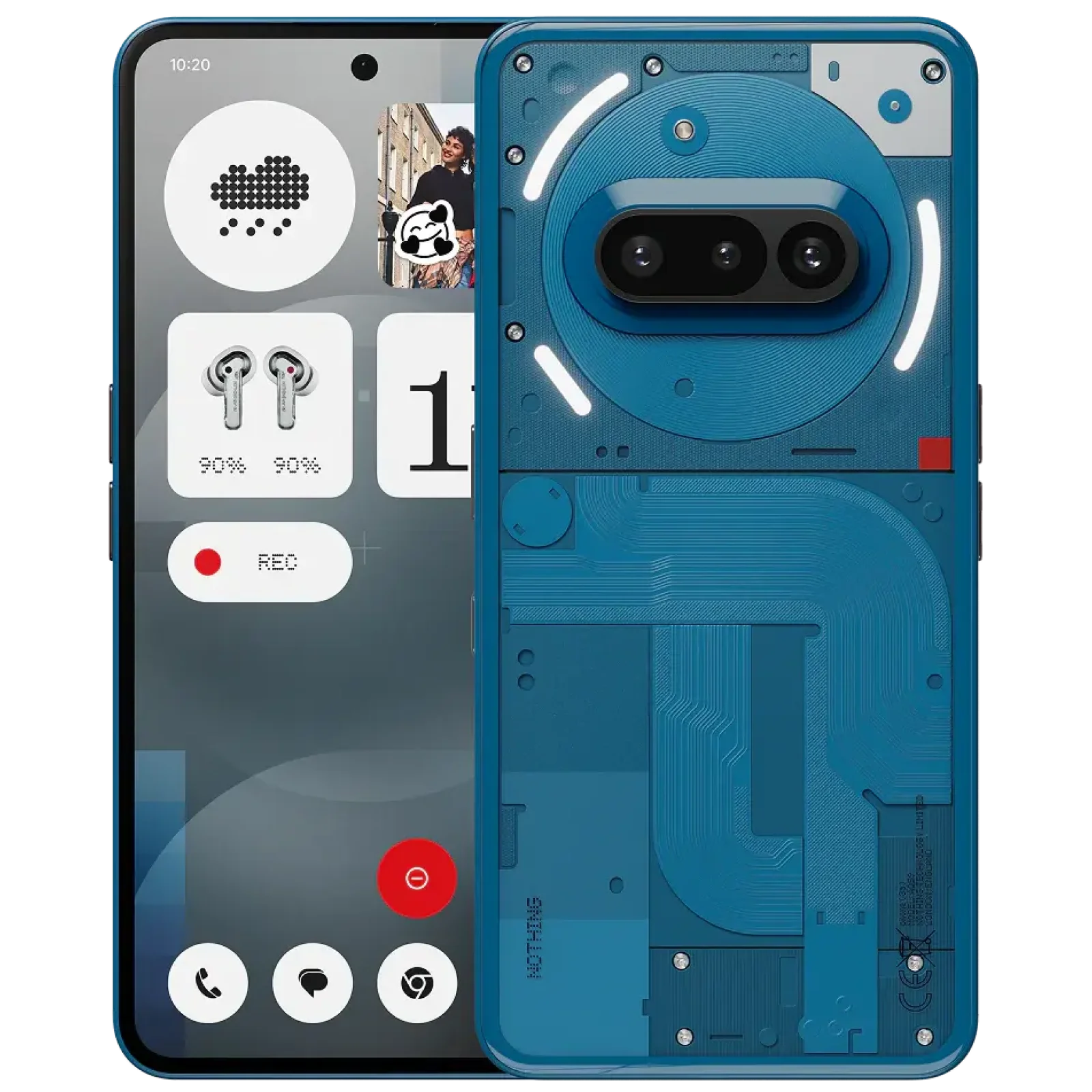 Смартфон Nothing Phone (3a) 12/256GB Blue