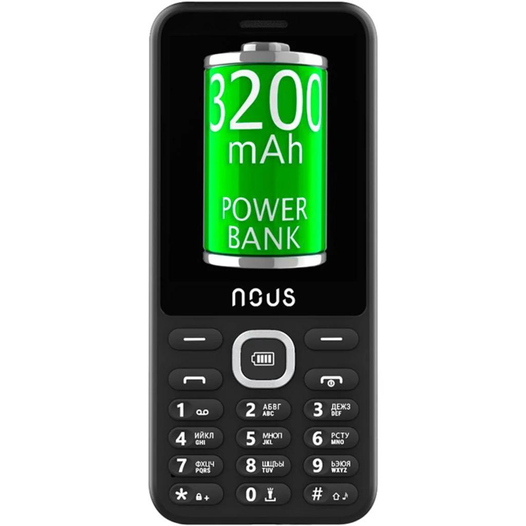 Мобільний телефон Nous Energy (NS2811) Black UA