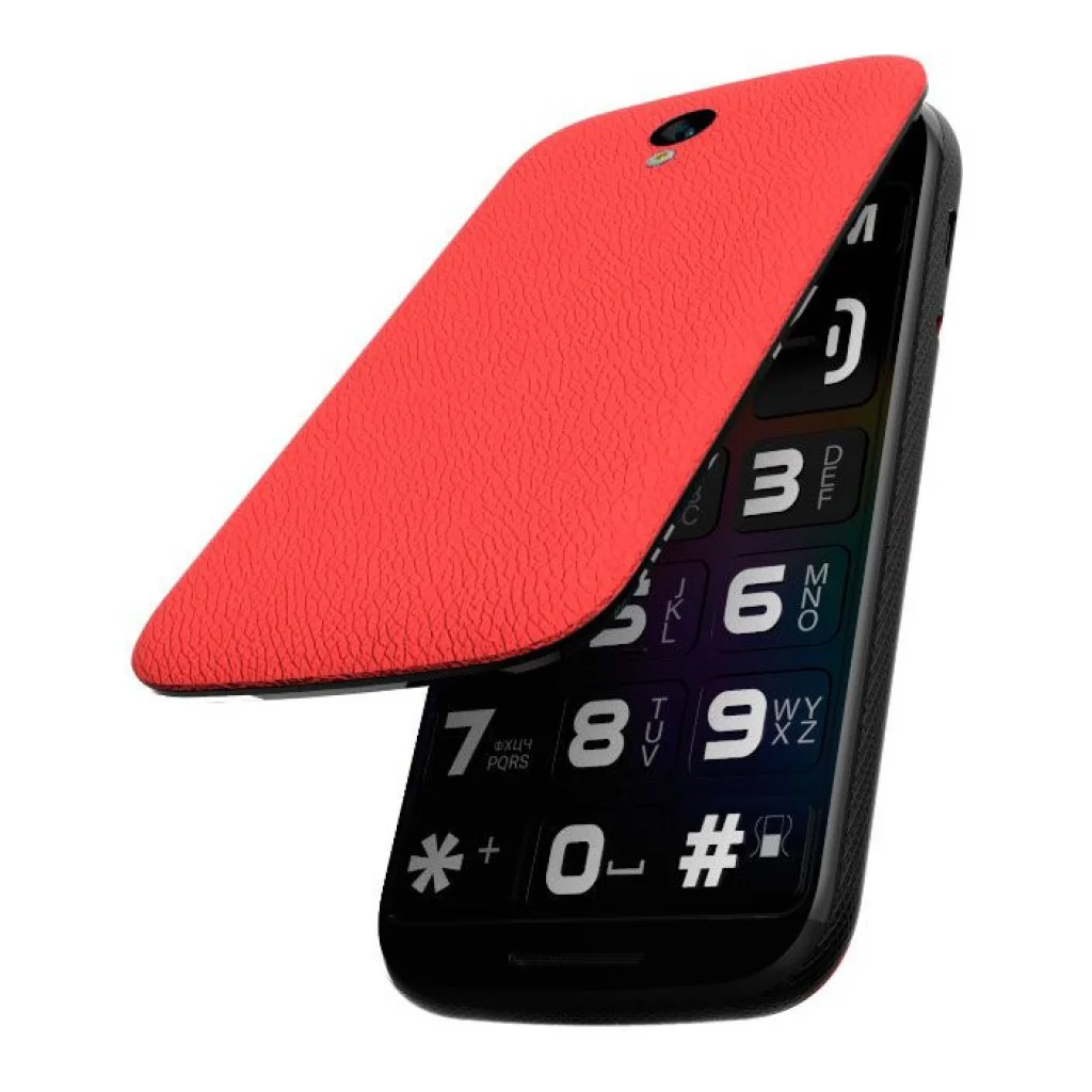 Мобільний телефон Nous Helper Flip (NS2435) Red UA