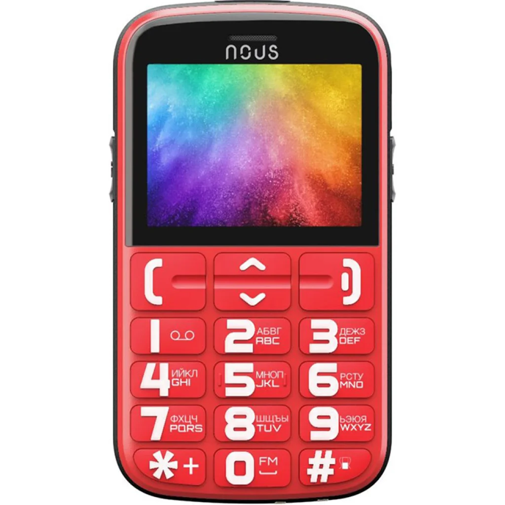 Мобільний телефон Nous Helper Red UA