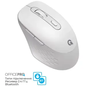Миша бездротова OfficePro M265W White (M265W) UA