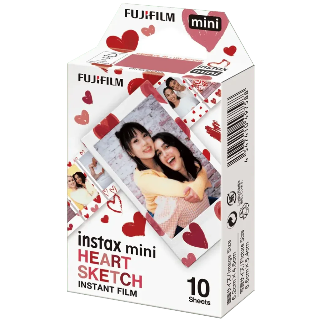 Фотобумага Fujifilm Instax Mini Heart Sketch