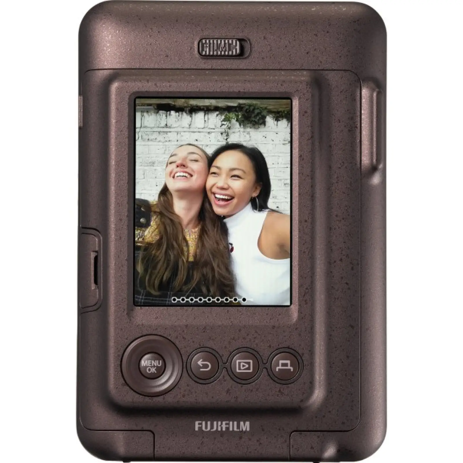 Фотокамера моментальной печати Fujifilm Instax Mini LiPlay Deep Bronze