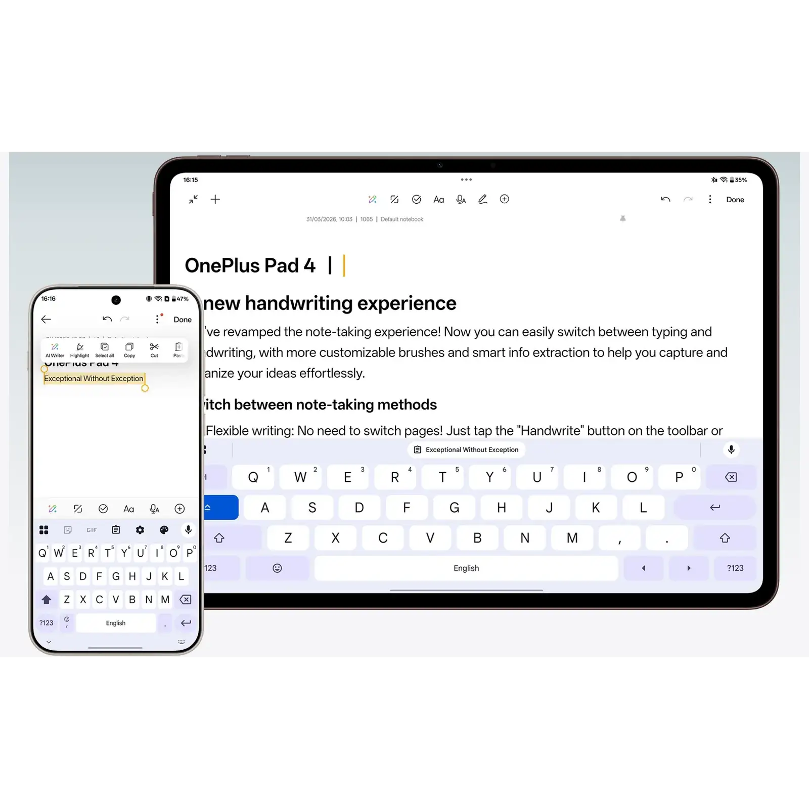 Планшет OnePlus Pad 4 Wi-Fi 12/512GB Sage Mist EU
