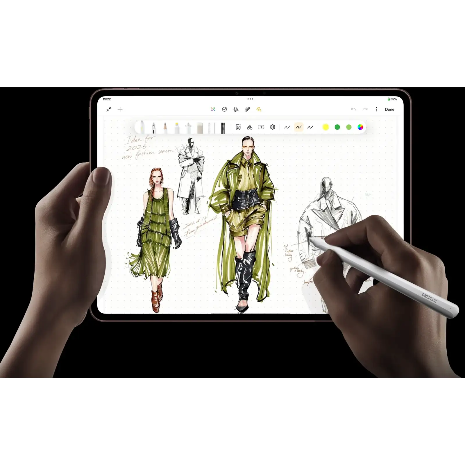 Планшет OnePlus Pad 4 Wi-Fi 12/512GB Sage Mist EU