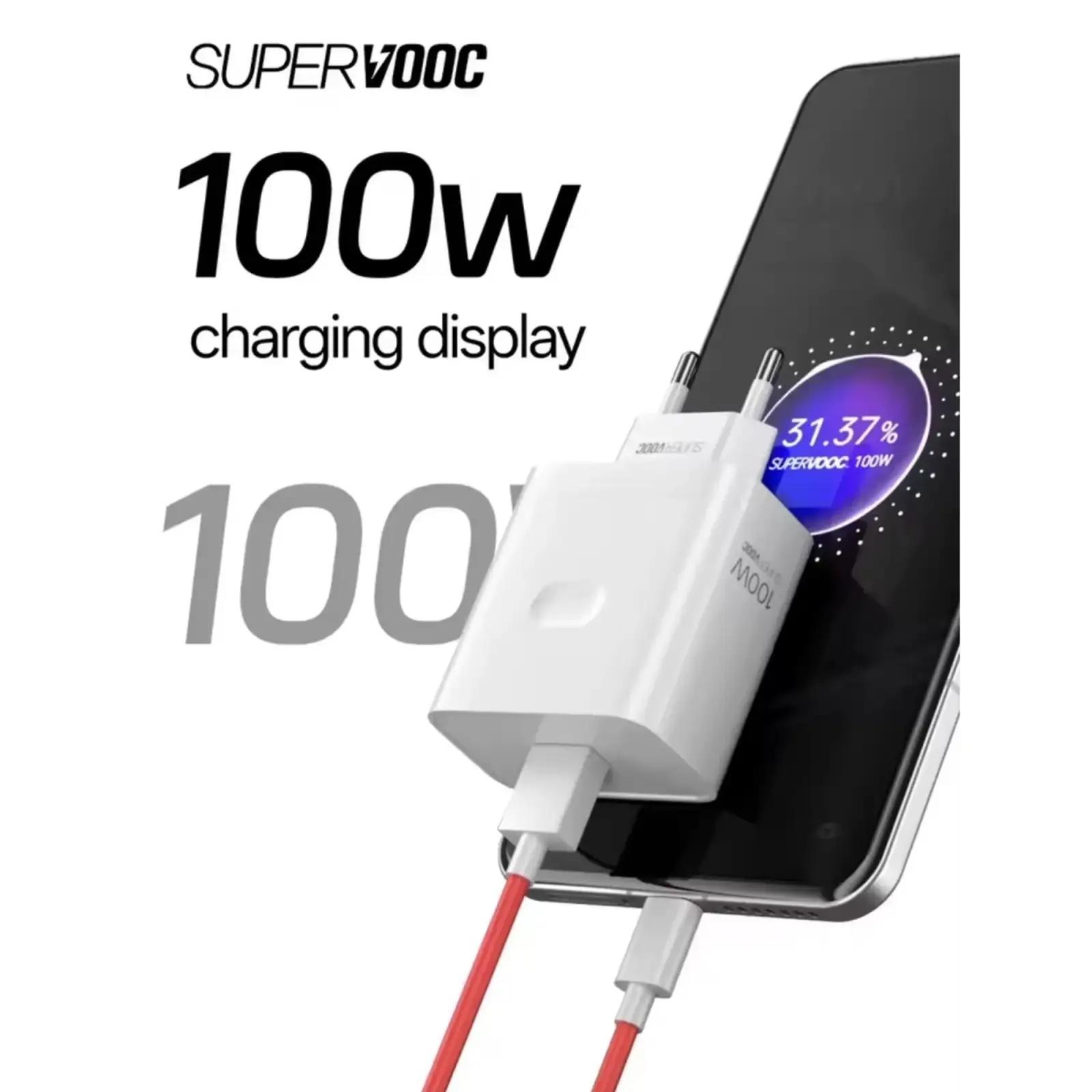 СЗУ OnePlus SUPERVOOC 100W Power Adapter White (with cable) EU