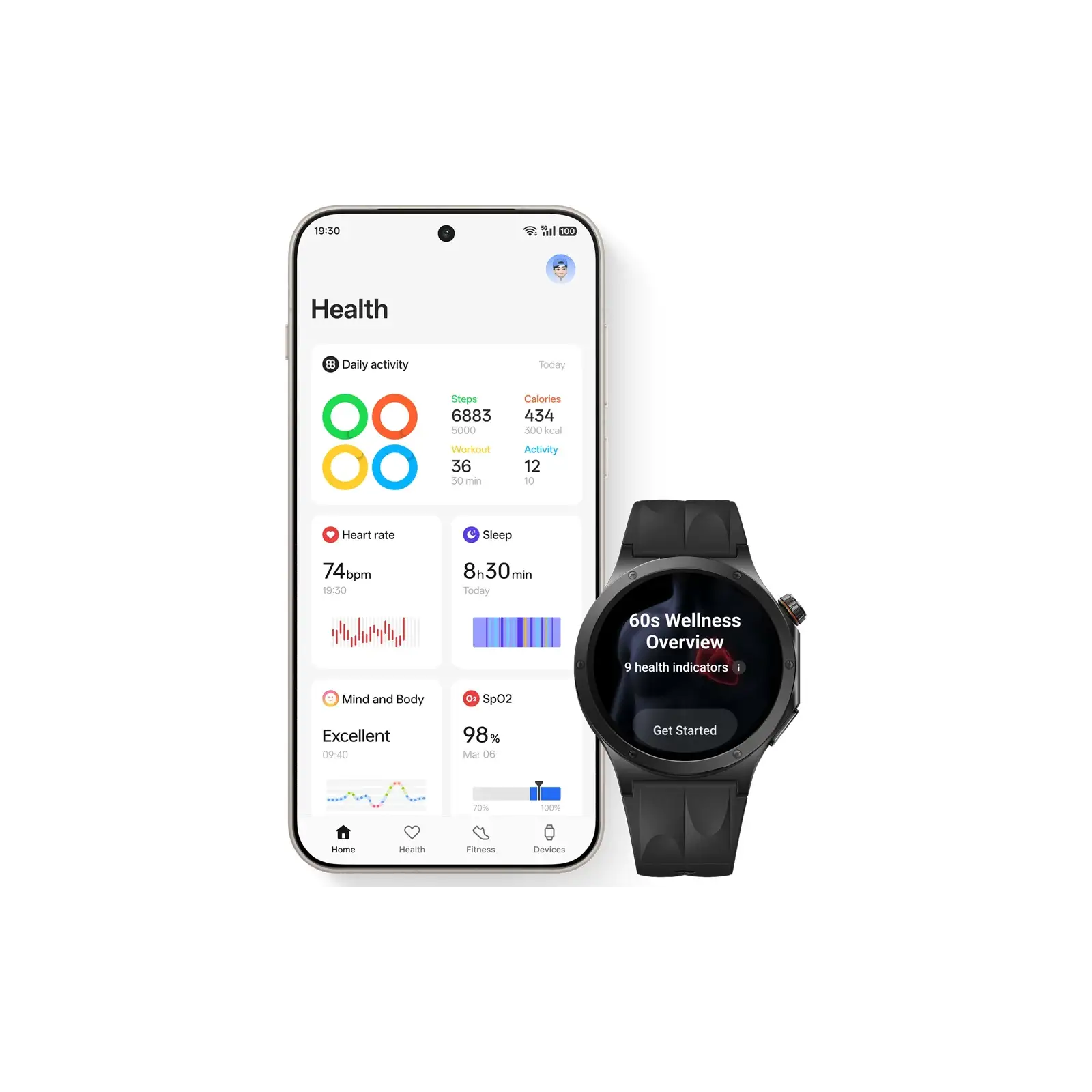 Смарт-годинник OnePlus Watch 4 47mm Midnight Titanium