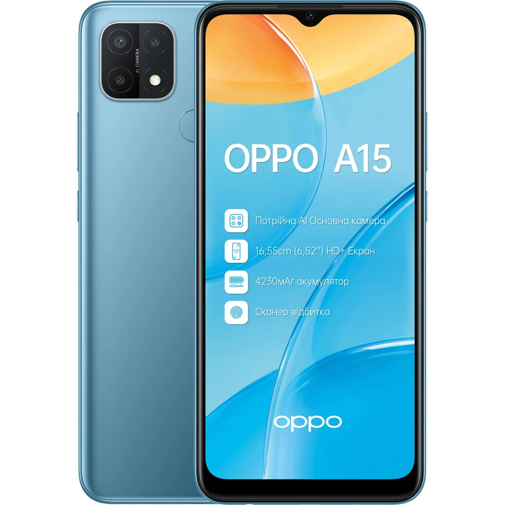 Смартфон Oppo A15 3/32Gb Blue