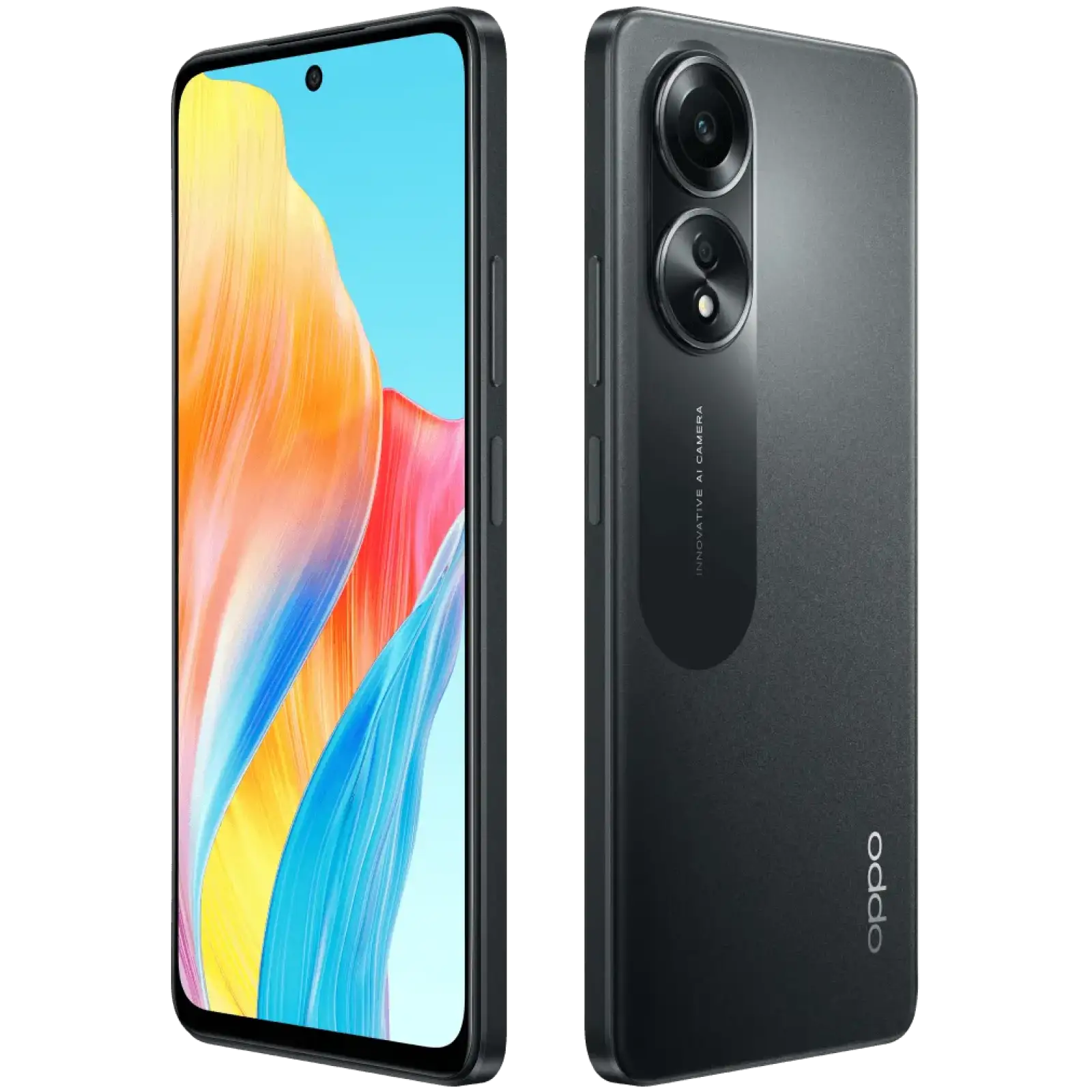 Смартфон Oppo A58 6/128GB Glowing Black UA