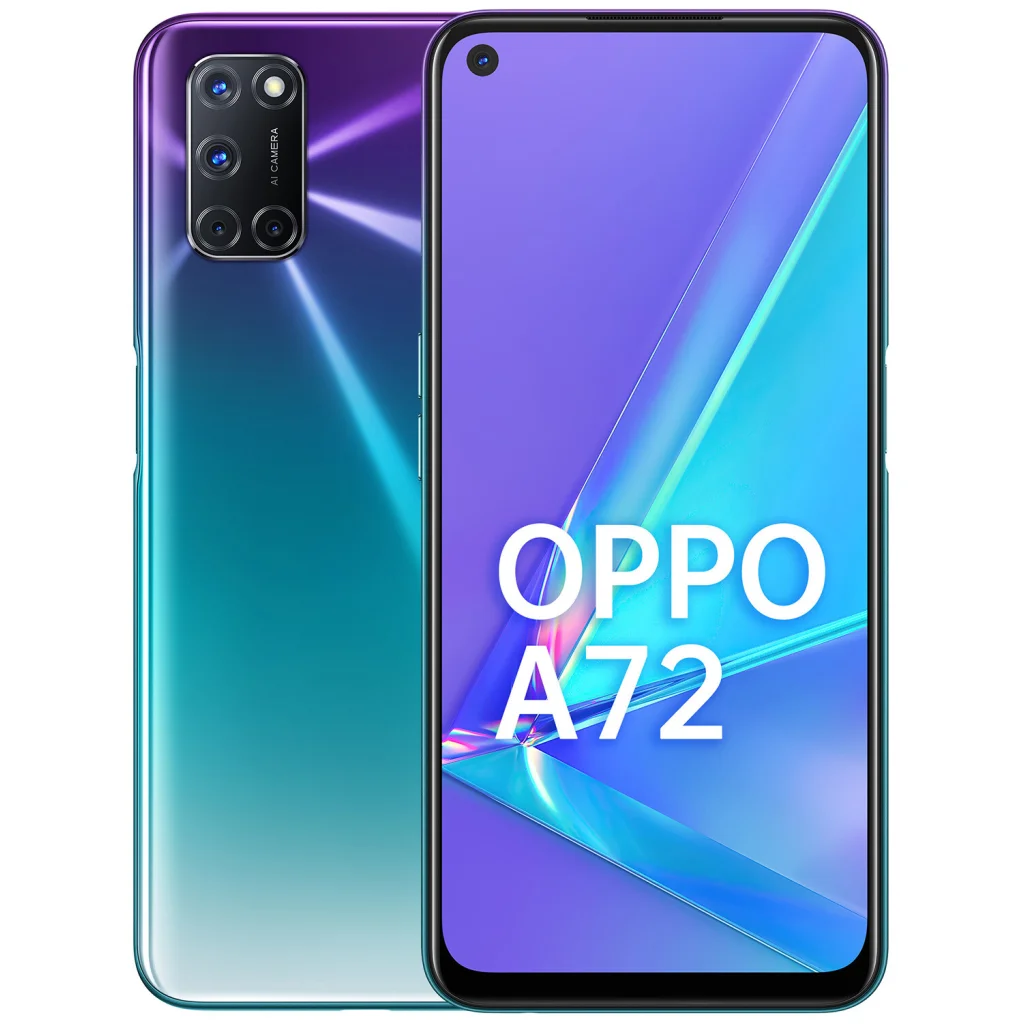 Смартфон Oppo A72 4/128GB Aurora Purple UA