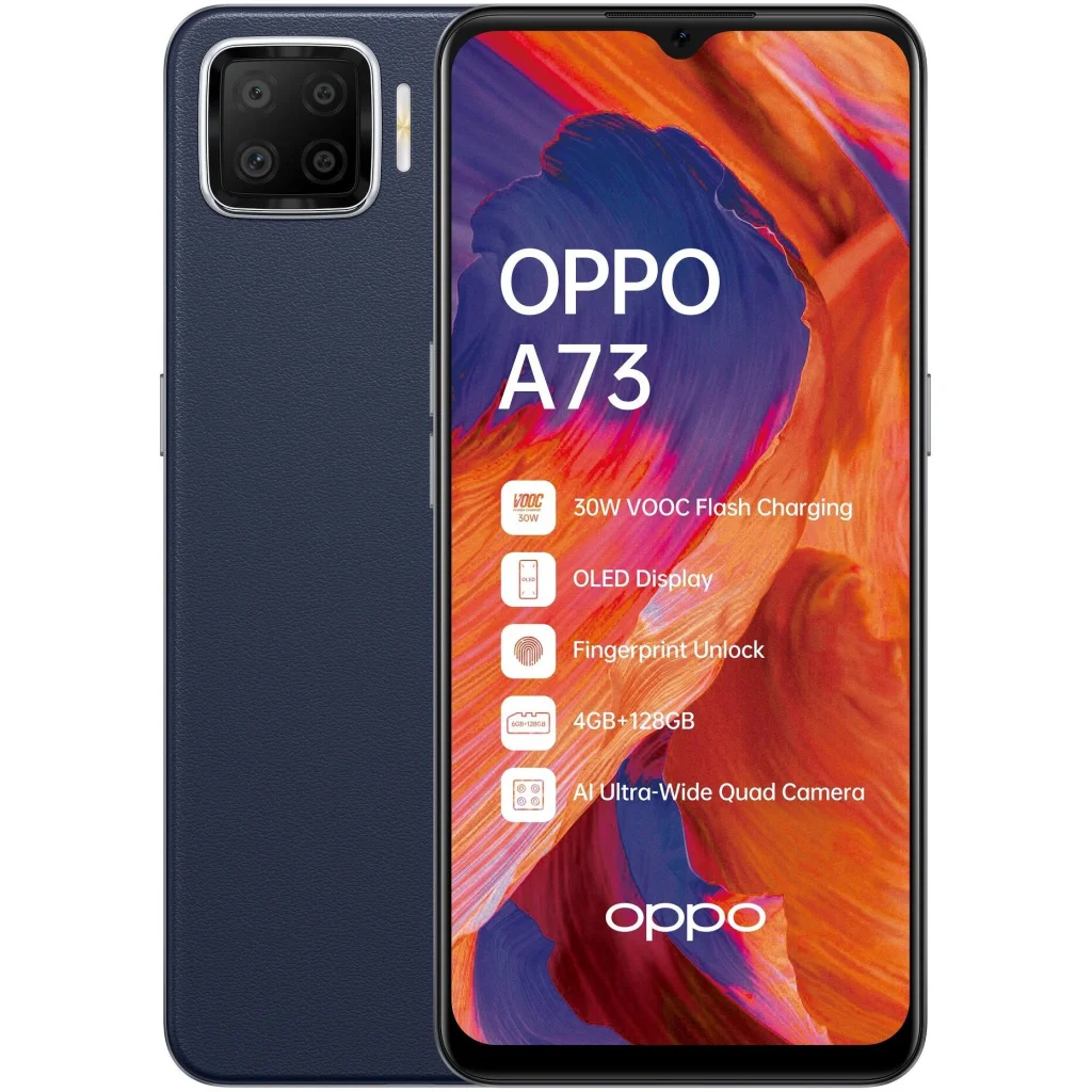 Смартфон Oppo A73 4/64GB Navy Blue