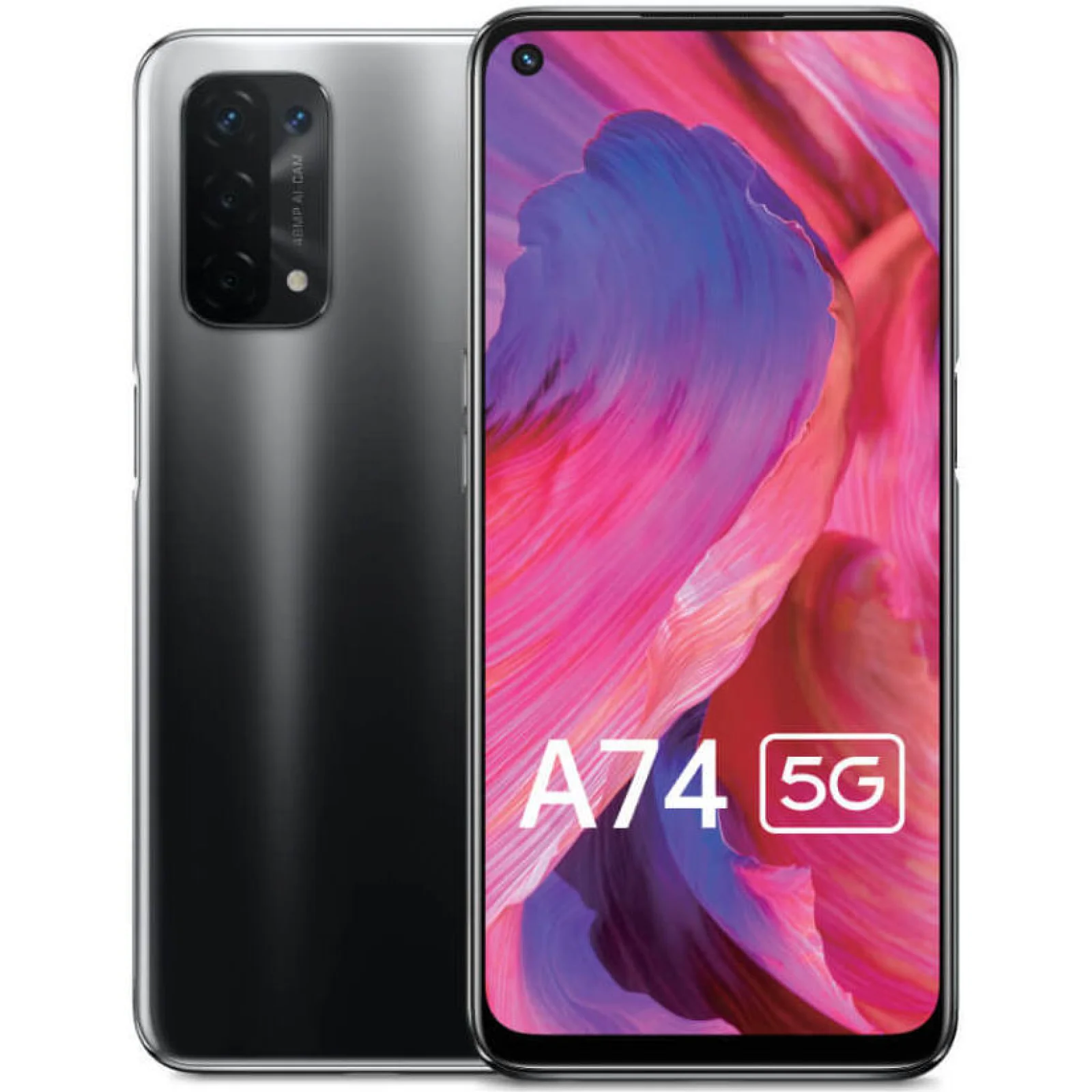 Смартфон Oppo A74 5G 6/128GB Prism Black EU