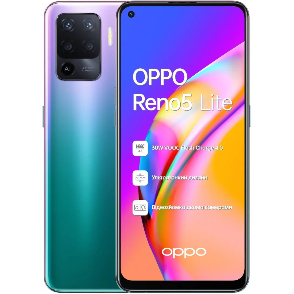 Смартфон Oppo Reno5 Lite 8/128GB Fantastic Purple UA