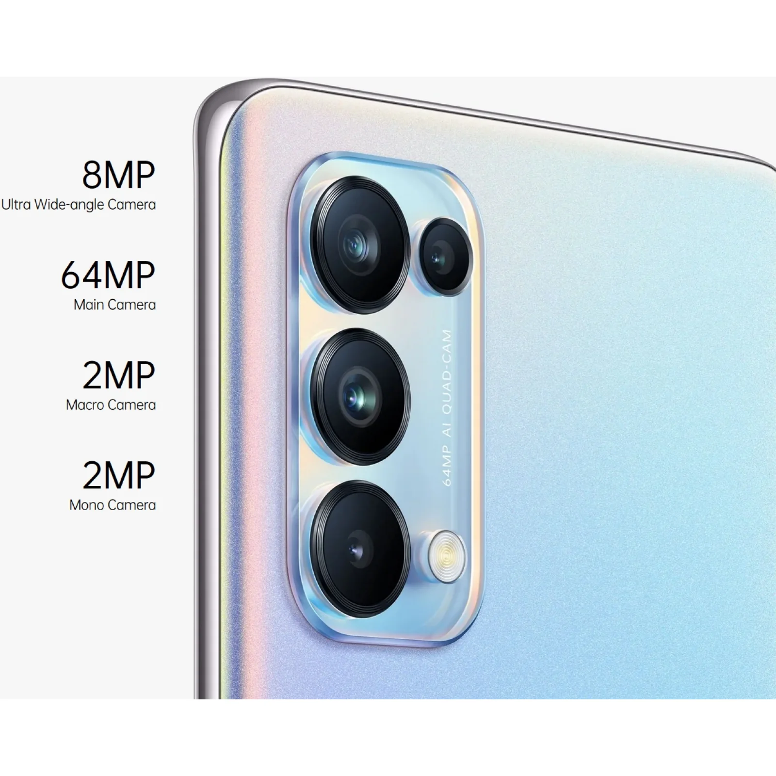 Смартфон Oppo Reno5 Pro 12/256GB Galactic Silver