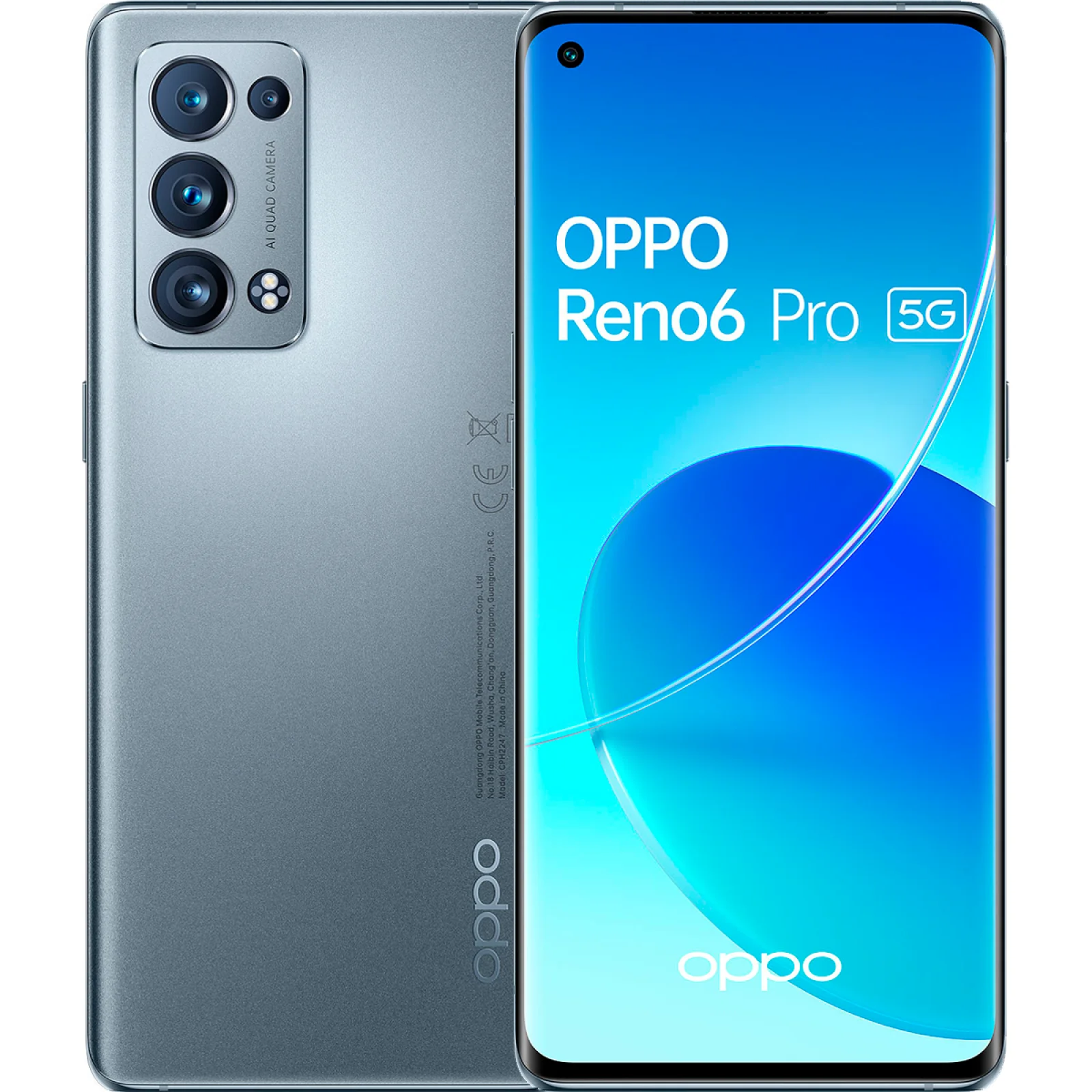 Смартфон Oppo Reno6 Pro 5G 12/256GB Snapdragon Lunar Gray EU