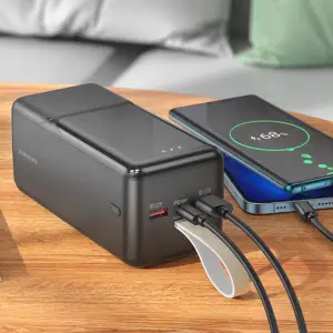 Зовнішній акумулятор Borofone BJ33D PD30W 50000 mAh Black