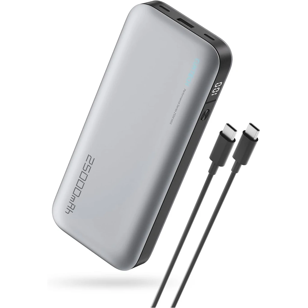 Зовнішній акумулятор CUKTECH PB250 25000mAh 210W Gray UA