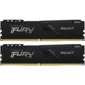 Оперативная память Kingston FURY 16 GB (2x8GB) DDR4 3200 MHz Beast Black (KF432C16BBK2/16)