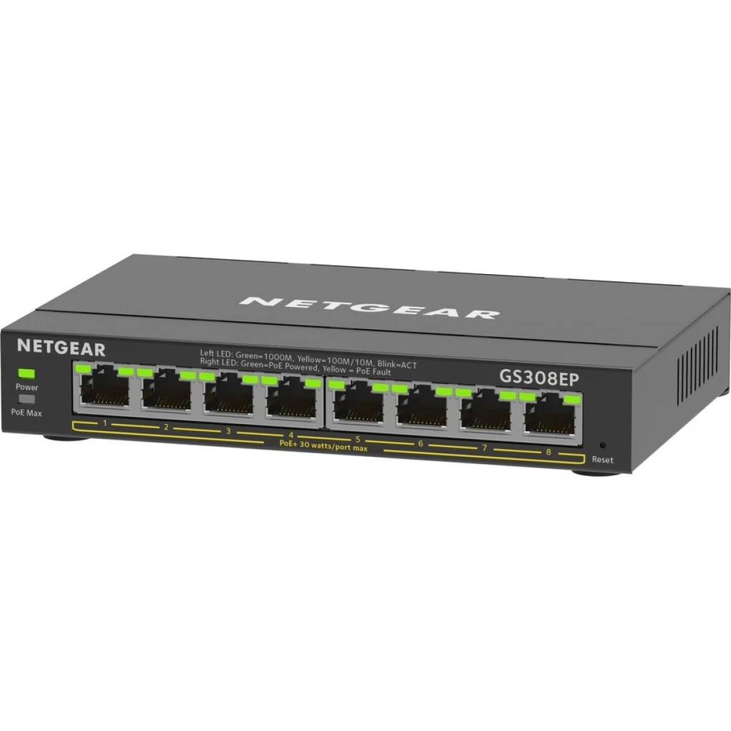 Коммутатор Netgear GS308EP (GS308EP-100PES)