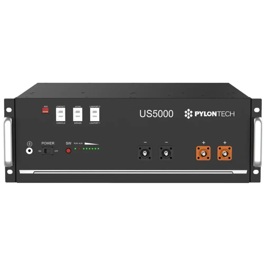 Акумуляторна батарея Pylontech Batteries US5000 48V, 100Ah, 4,8 кВт/год UA