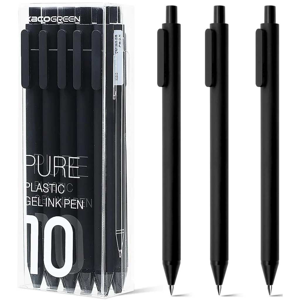 Набор ручек Xiaomi Kaco Book Sourse Black Ink Gel Pens 10 pcs (3178644)