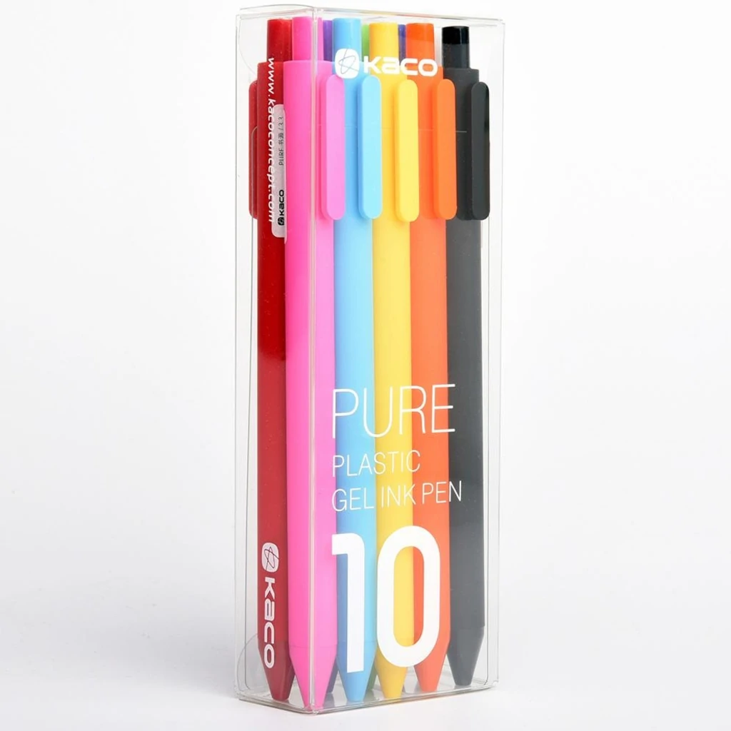 Набір ручок Xiaomi Youpin Kaco Book Sourse Colored Gel Pens 10 pcs (3210704)